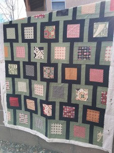 The second quilt I'll be using for machine quilting practice