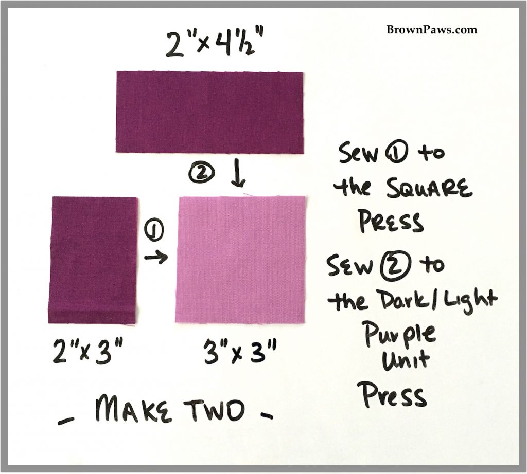 Step 1 purple block